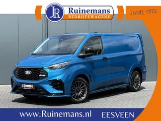 Ford E-Transit Custom 2025 - MS-RT 285 PK FULL ELECTRIC SPORT / L1H1 / DIGITAL AQUA BLUE METALLIC / REAR VIEUW / B&O SOUND SYSTEM / 19 INCH / LED / CAMERA image 1