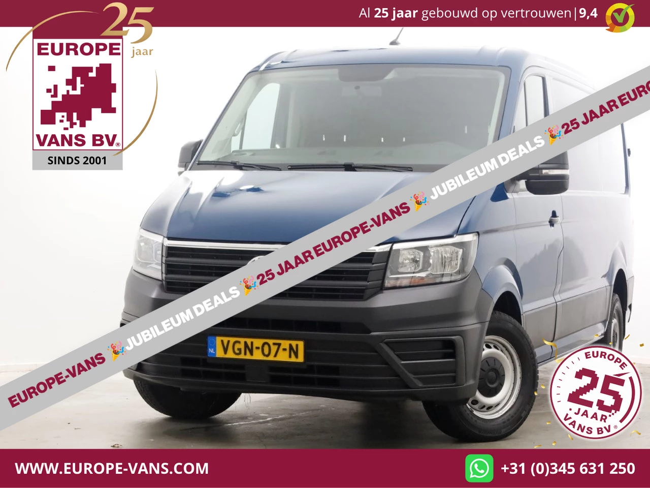 Volkswagen Crafter 2020 - 35 2.0 TDI 177pk RWD L3H2 (L2H1) Airco/Navi/Trekhaak 3500kg 08-2020 Bild 1