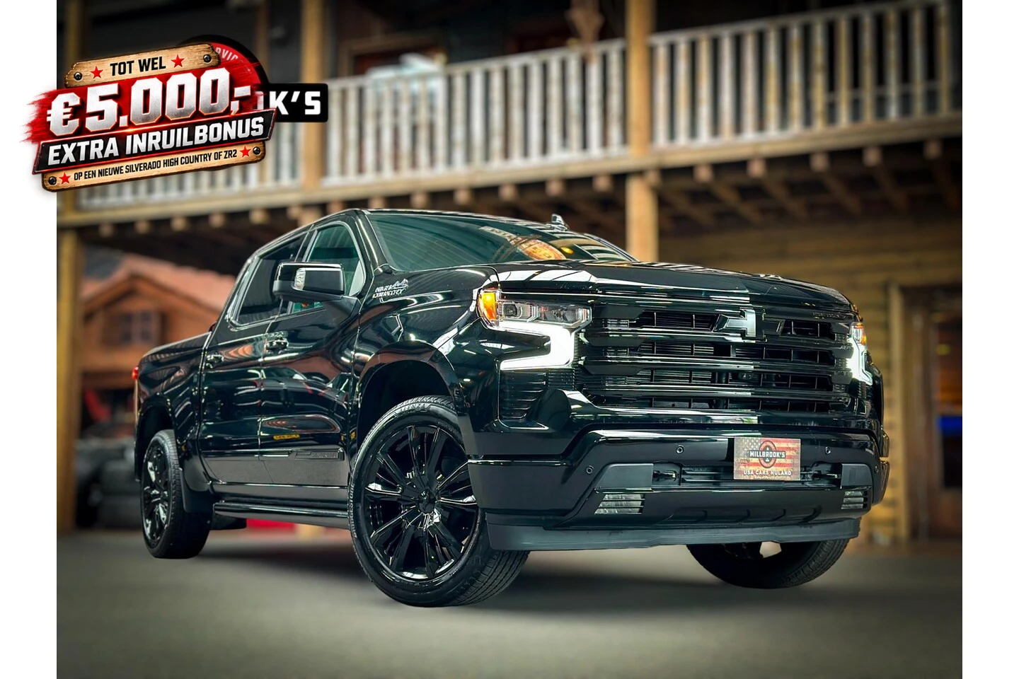 Chevrolet Silverado 2024 - High Country Black Edition 6.2 V8 420 PK, afbeelding 1