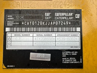 Caterpillar 120K | NEW TIRES 2018 - N/A obrazek 23