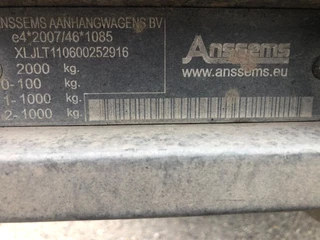 Hapert KLTT 2000-305X150 2020 - * 4  Kippers* Hapert E3500 -Hapert D2700 - Anssems KLTT2000 & Tandemas Kipper ongeremd obrazek 17