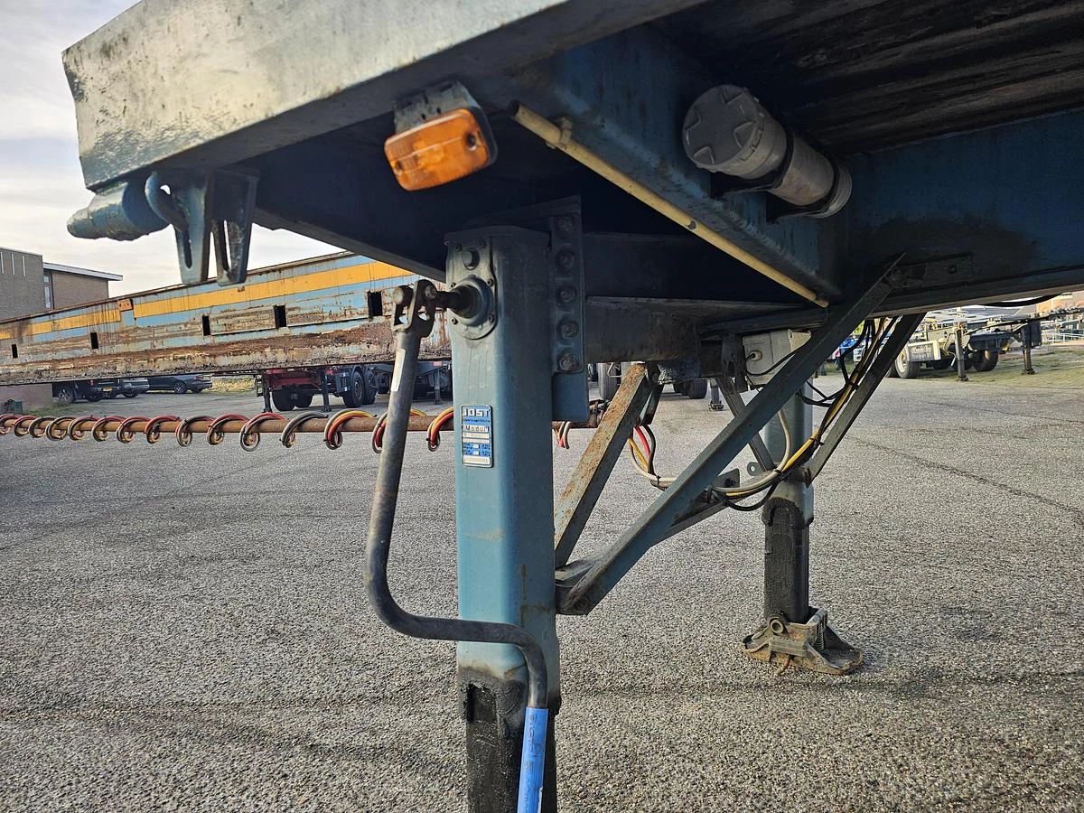 LINTRAILERS LSPU 18-27 | EXTENDIBLE TRAILER 21.20 MTR | STEERING AXLE | good sliding. 2000 Bild 12