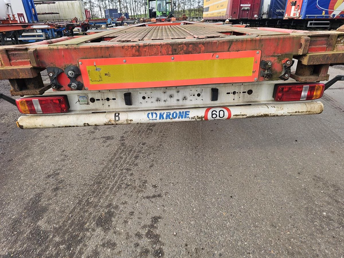 Krone SD 27| FIXED CHASSIS | SAF DISC. 40 FT |2 X 20 FT| HIGHCUBE | 20 FOOT MIDDLE| LIGHT WEIGHT|4740 KG. 2004 imagen 18