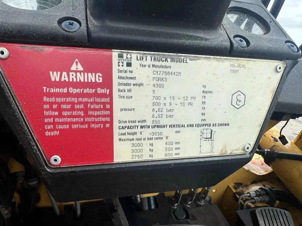 Hyster H3.00XL 1992 afbeelding 13