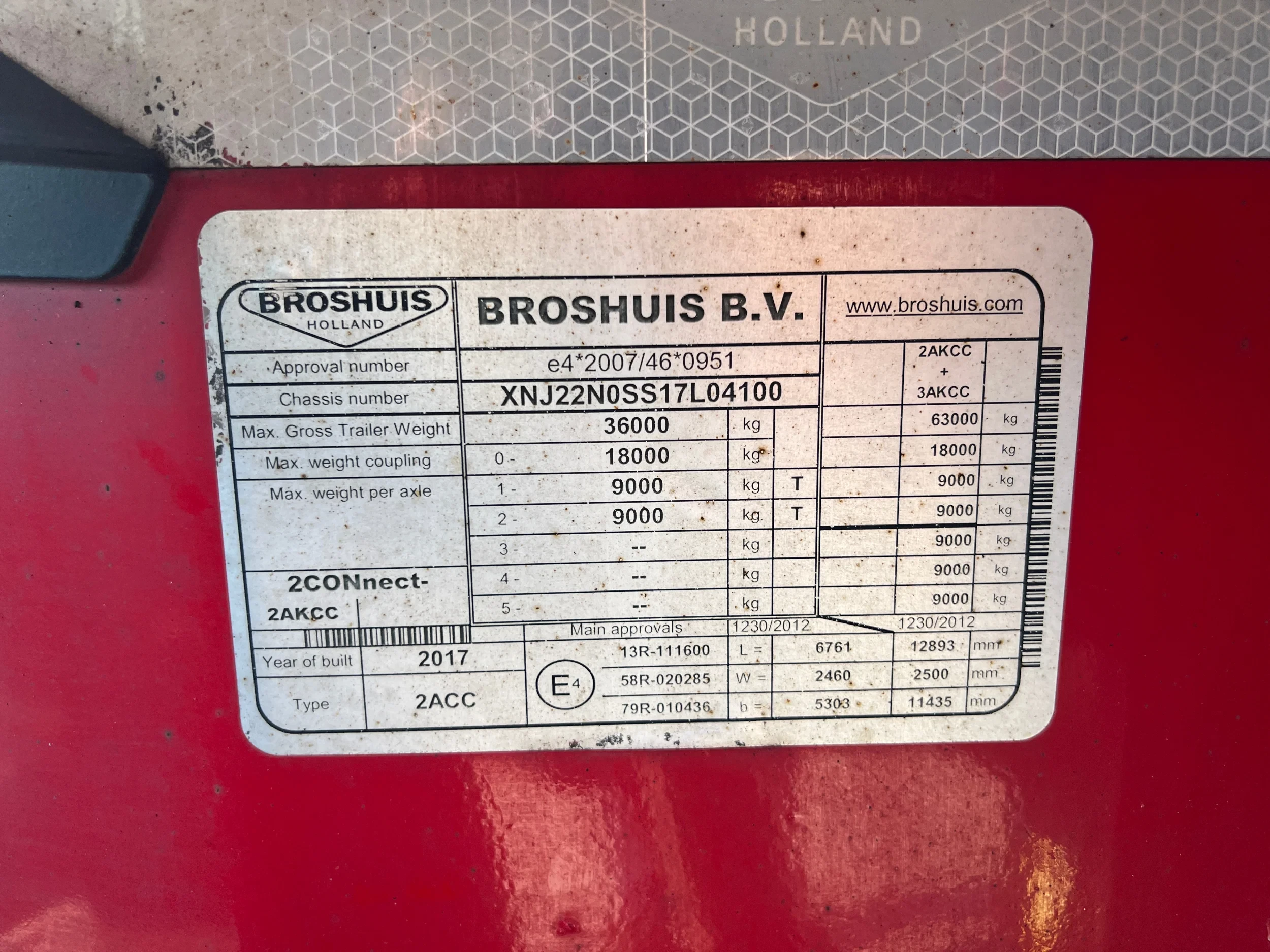Broshuis 2017 - 2 Connect 5 AKCC / 5 Axles / 3x Steering / 4x Lift Axle afbeelding 9