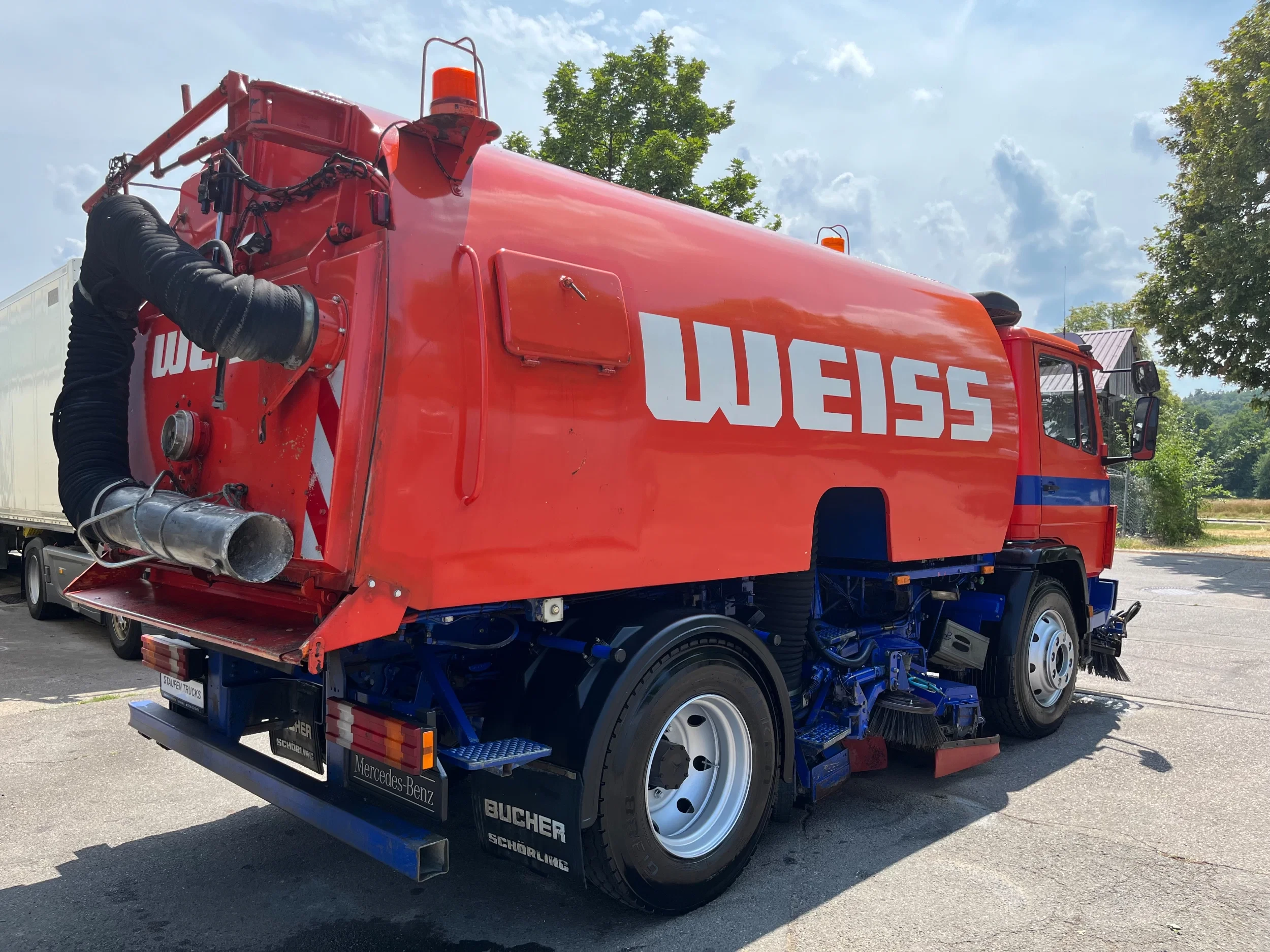 Mercedes-Benz 1317 2000 - KO, Kehrmaschine, Straßenreiniger, selbstf. Arbeitsmaschine afbeelding 3