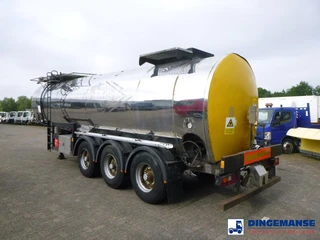 Fruehauf Bitumen tank inox 28 m3 / 1 comp 1990 imagen 3 miniatura