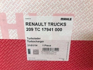 Renault N/A 2000 - 5010359676 TURBO PREMIUM DCI-11 412 HP (NEW) MAHLE 209TC17941000 imagem 7