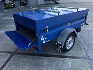 Stema N/A - Enkel as Dekselwagen - 750 kg - Blauw obrazek 5