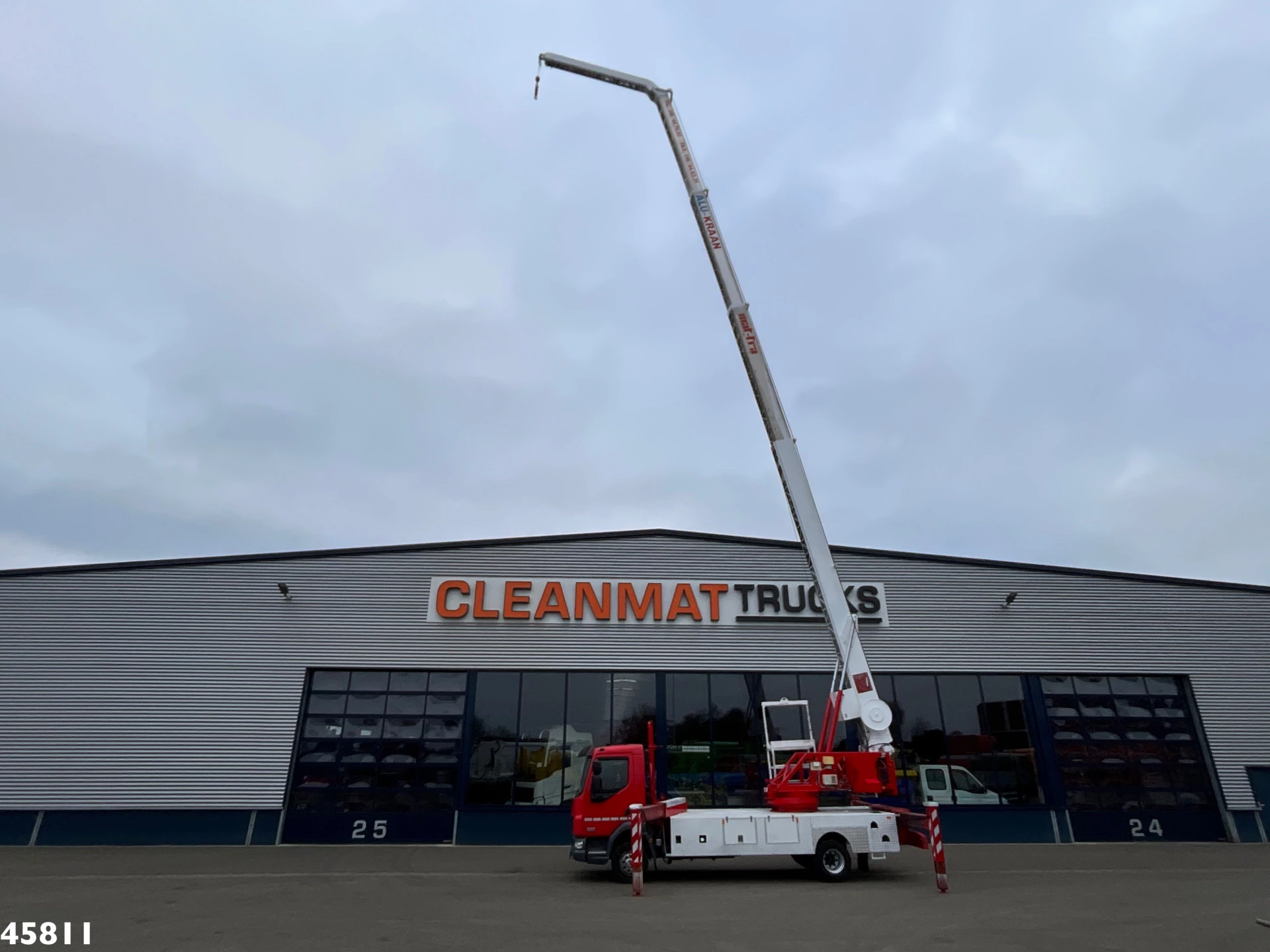 DAF FA 45 CF 220 Klaas 34 meter Dachdeckerkran 2009 afbeelding 2