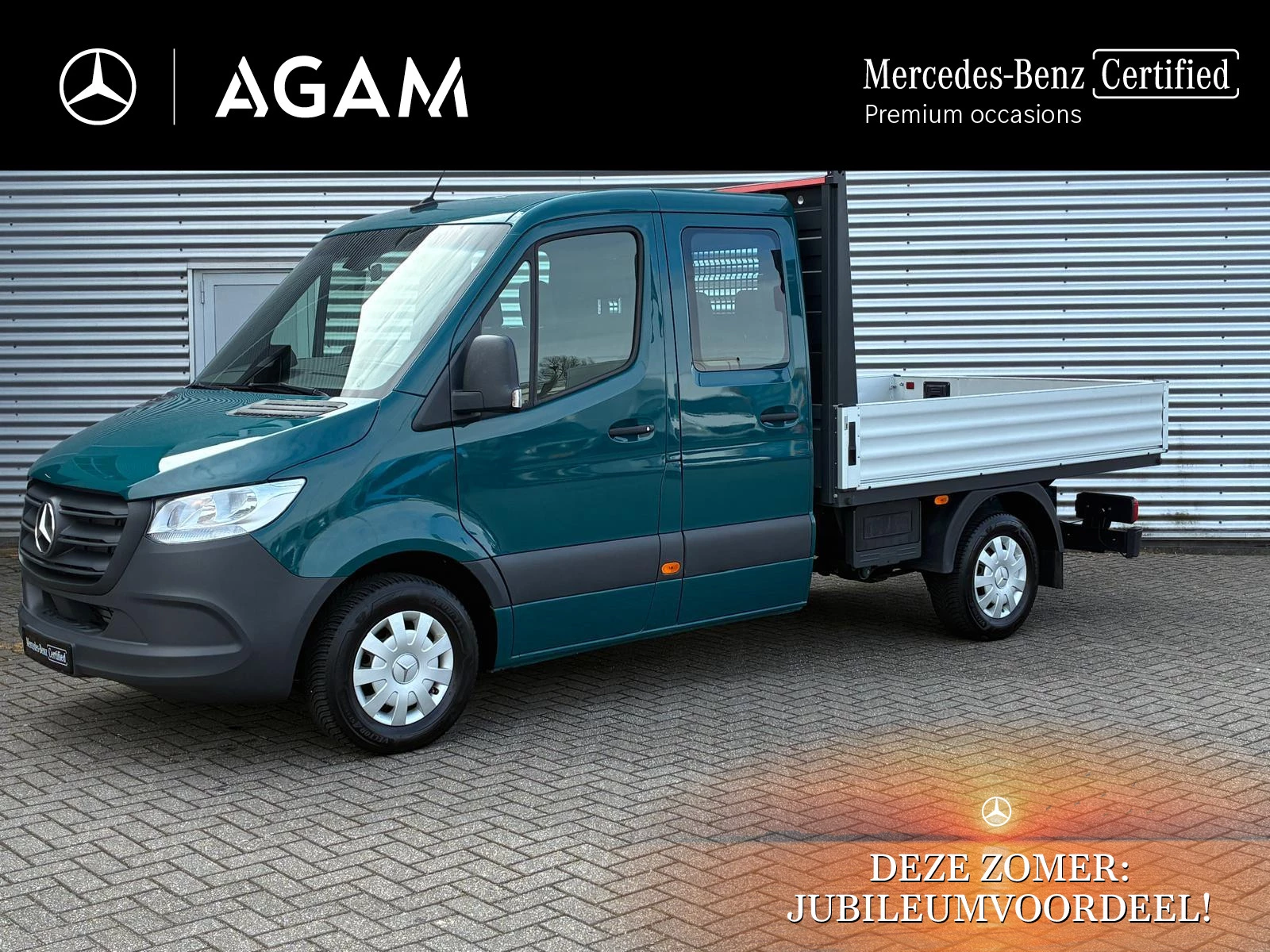 Mercedes-Benz Sprinter 2024 - 317 CDI L2 Dubbele Cabine Open Laadbak afbeelding 1