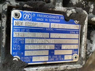 MAN N/A 2007 - 81.32003-6918 ZF NEW ECOSPLIT 16S2523 TO HYDRODRIVE 81.36040-6007 81.67501-6083 obrazek 5