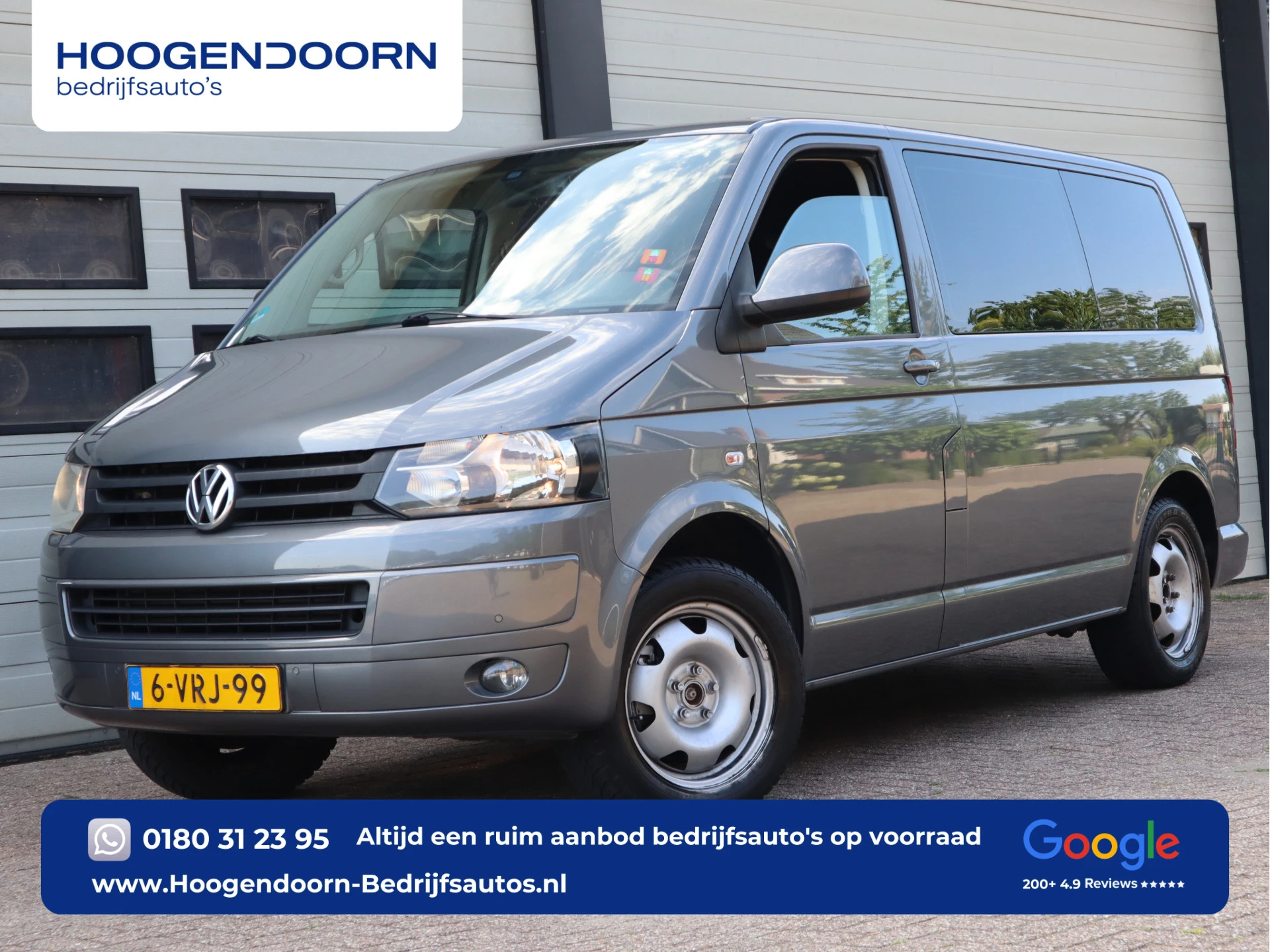 Volkswagen Transporter 2011 - 2.0 TDI 132kw Automaat - Invalide - Rolstoel - Handbesturing Handgas - Lift afbeelding 1