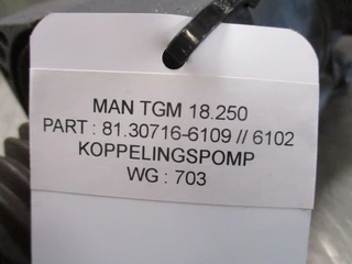 MAN TGM - MAN 81.30716-6109 / 6102 KOPPELINGSPOMP obrázek 2 náhled
