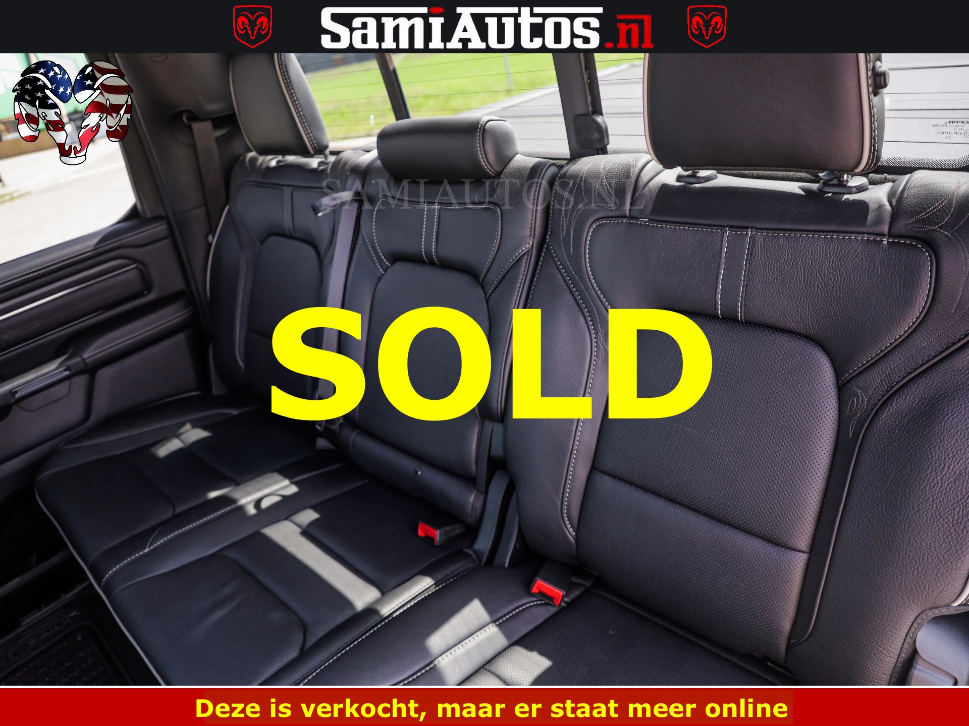 Dodge Ram Pick-Up 2024 - DELMONICO | LIMITED NIGHT 5.7 V8 | BOM VOL | HUD | LUCHTVERING | MEEST LUXE DUBBELE CABINE | 5 PERSOONS | obrázek 37