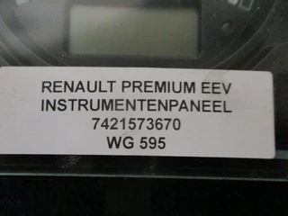 Renault - PREMIUM 7421573670 INSTRUMENTENPANEEL EEV imagen 3 miniatura