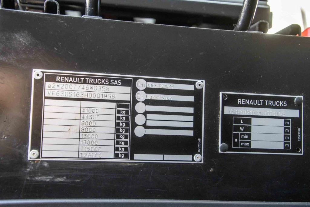 Renault 2017 - C430+THEAM 12M (belt/band/tapis) obrázek 13