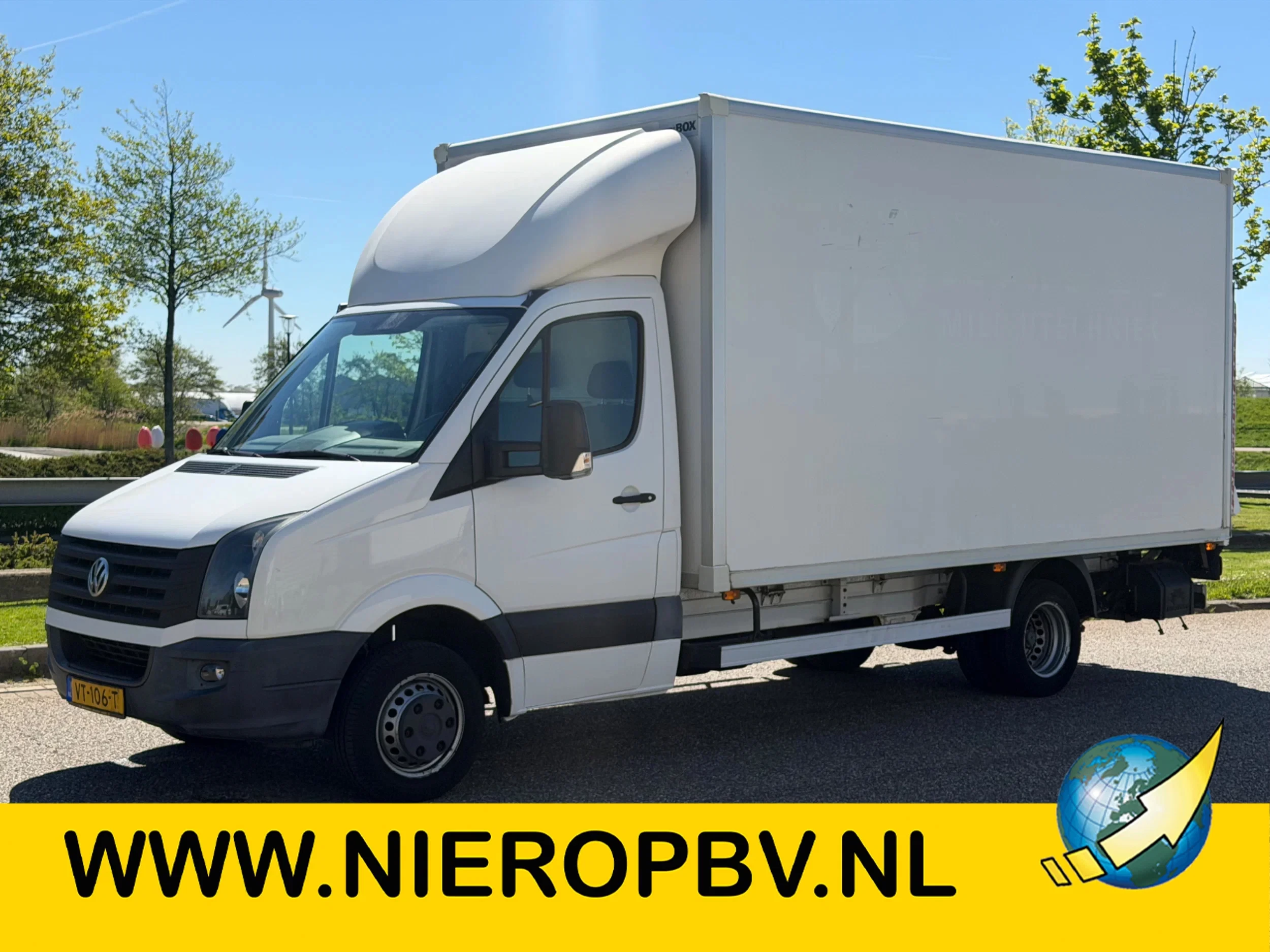 Volkswagen Crafter 2016 - 2.0TDI Bakwagen Airco Cruisecontrol Trekhaak 1000KG-Laadklep Zijdeur afbeelding 1