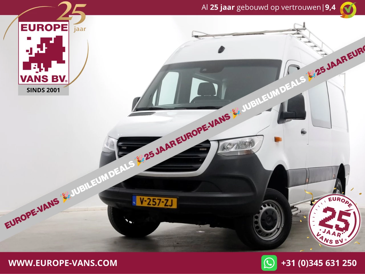 Mercedes-Benz Sprinter 2019 - 314 CDI 143pk E6 L2H2 4x4 ZG1 D.C. Airco/Navi/Trekhaak 2800kg 05-2019 obrázek 1
