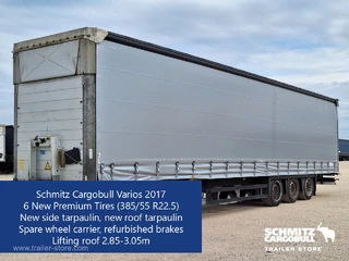 Schmitz Cargobull Semitrailer Curtainsider Mega 2017 afbeelding 1 miniatuur