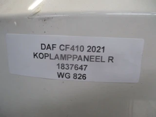 DAF - CF410 1837647 KOPLAMPPANEEL RECHTS EURO 6 MODEL 2021 obrázek 2 náhled