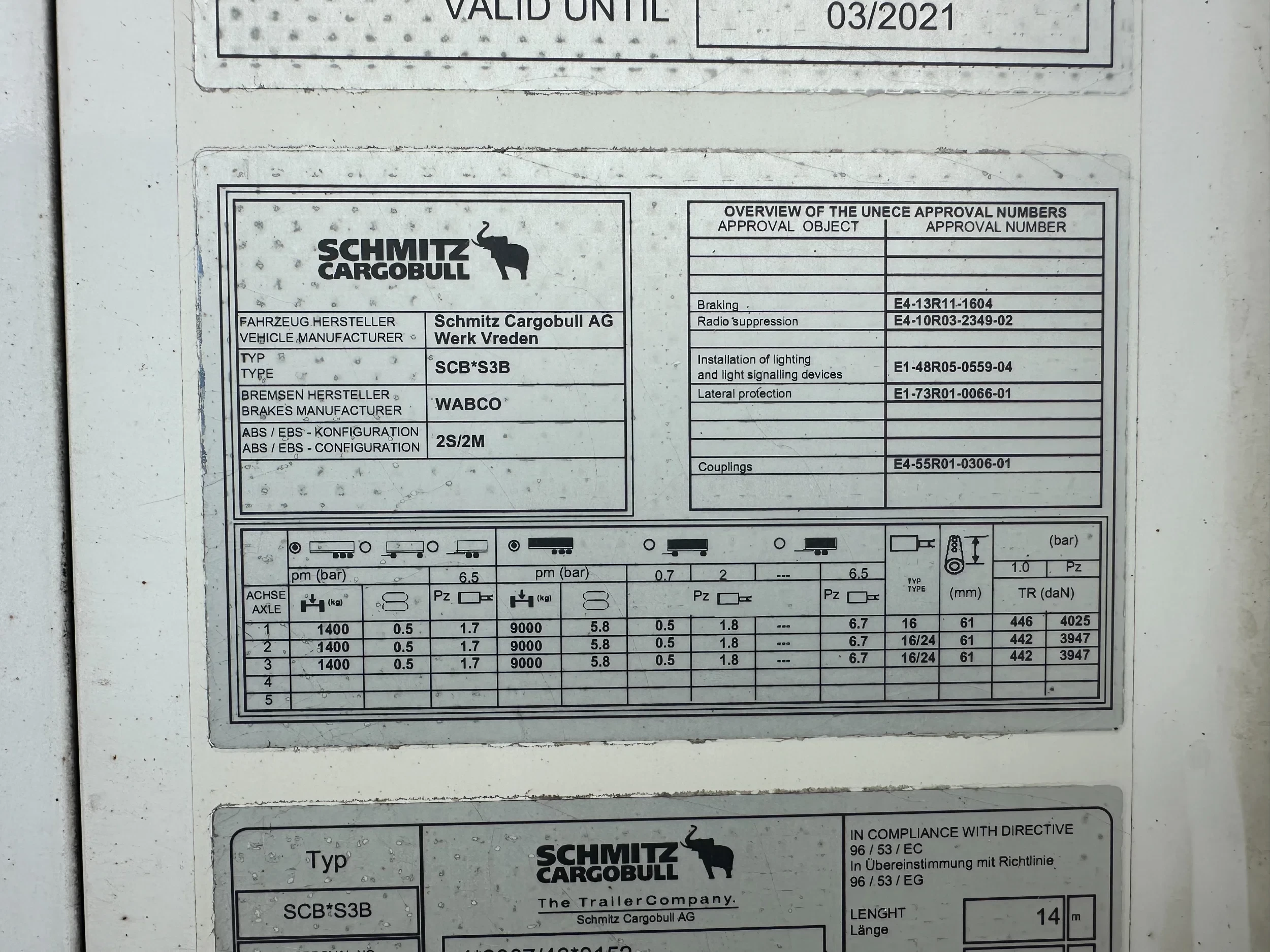 Schmitz Cargobull 2015 - CARRIER VECTOR 1950 D/E / DISCBRAKES / NL-TRAILER / APK: 9-2026 immagine 36