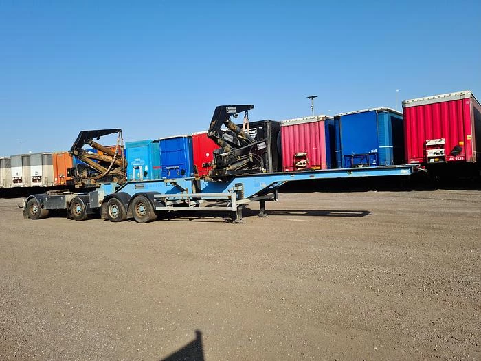 HAMMAR 195D SIDELOADER 4 AXLE 2E TRAILER CONNECTION 36 TONS 2009 immagine 2