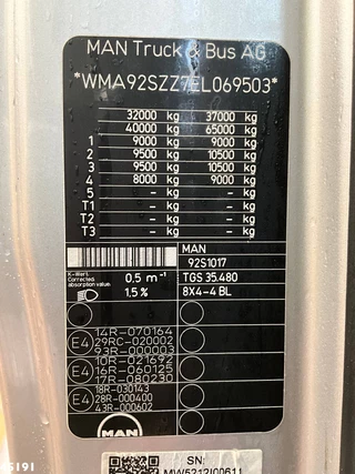 MAN TGS 2015 - 35.480 Euro 6 8x4 Deuringer Garagetransporter afbeelding 32