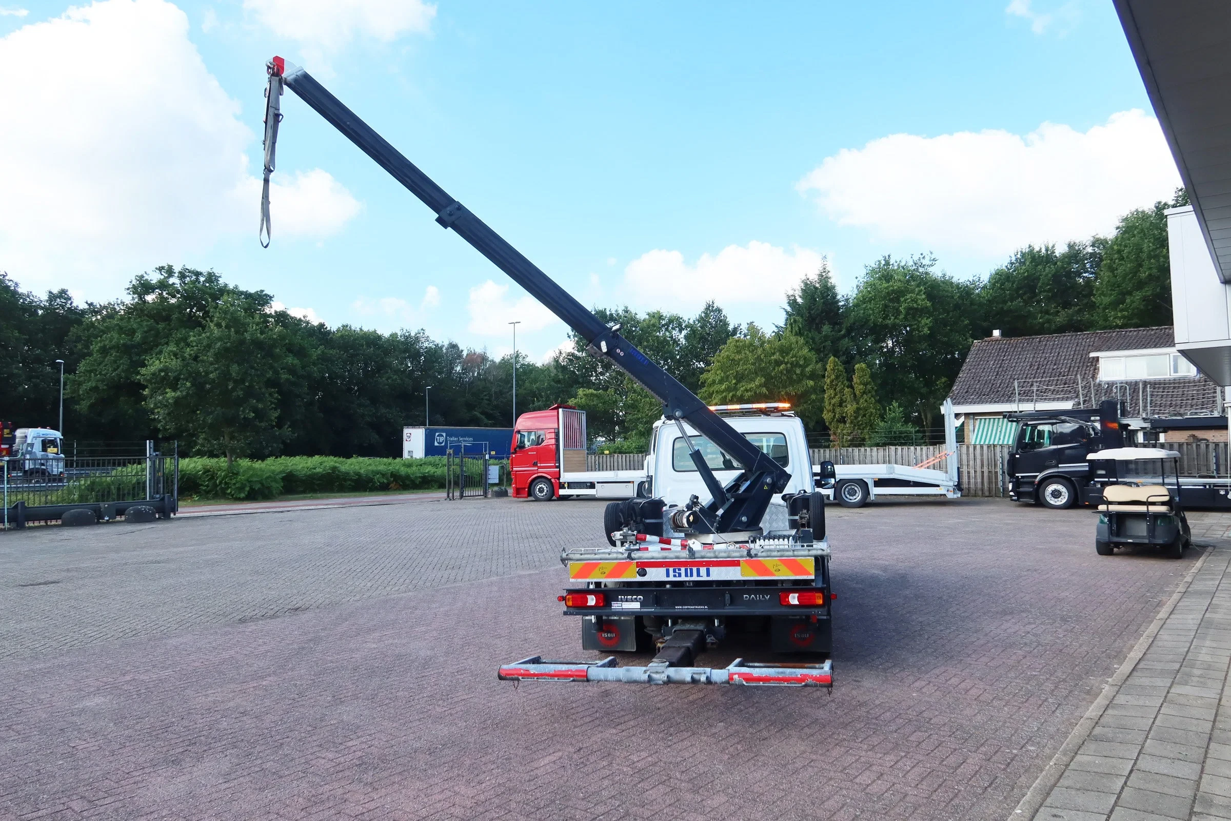 Iveco Daily 2023 - 70 C 16 Recovery-truck, Bergingswagen, Apschlep. 7 Persoons. ALS NIEUW afbeelding 4