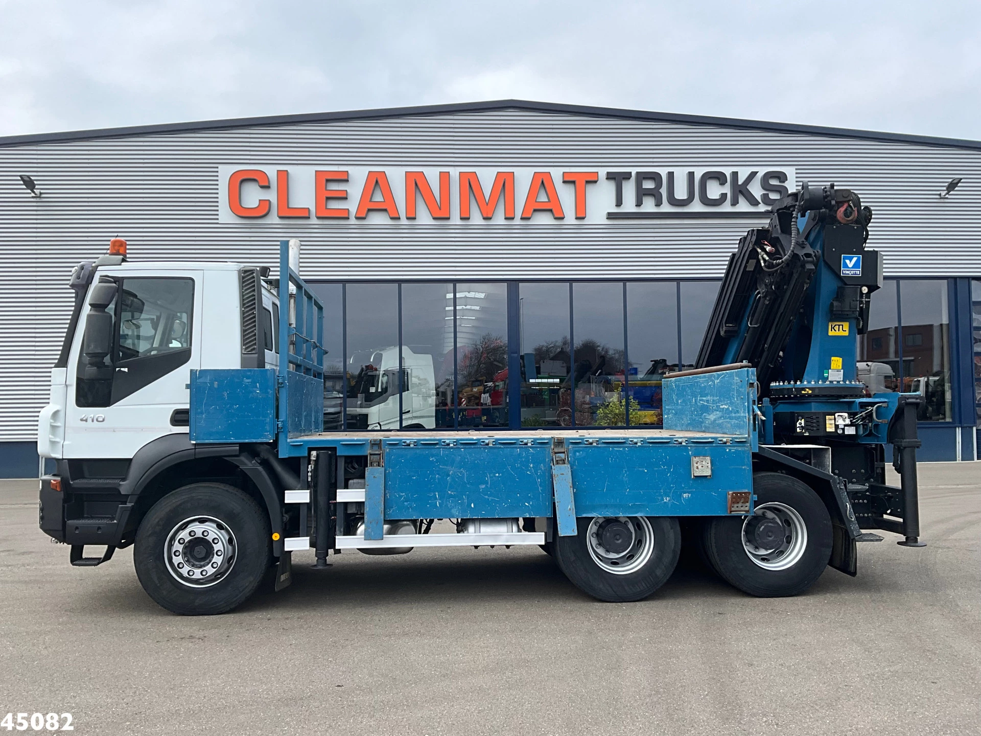 Iveco Trakker 2008 - 260T41 Euro 5 6x4 Full Steel Palfinger 36 Tm laadkraan Just 133.291 km! Bild 3