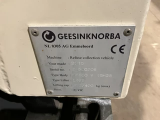 Mercedes-Benz 300 2015 - Econic 2630 Euro 6 Norba MF 18m³ 2 compartimenten zdjecie 18
