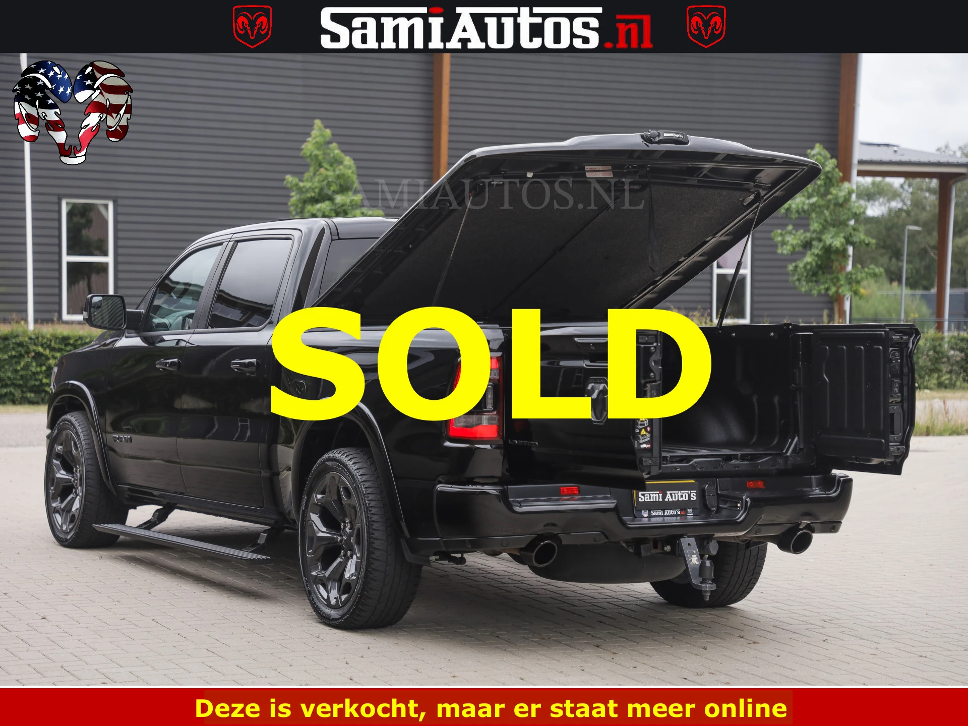 Dodge Ram 1500 2022 - LIMITED NIGHT | BOM VOL | HUD | MWK | LUCHTVERING | PANODAK | afbeelding 64