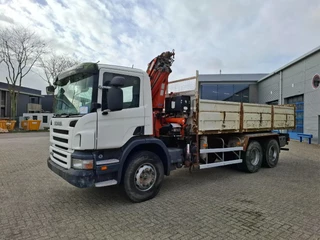 Scania P 2007 - P380 / 6X4 / 2X BIG AXLE / FULL-STEEL / DRUM BRAKES / TEREX TLC 125.2 CRANE / AIRCO / MANUAL / EURO-4 / 2007 zdjecie 2