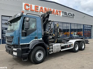 Iveco Trakker 2015 - AD450T/P Euro 6 Hiab 18 Tonmeter laadkraan immagine 2 miniatura