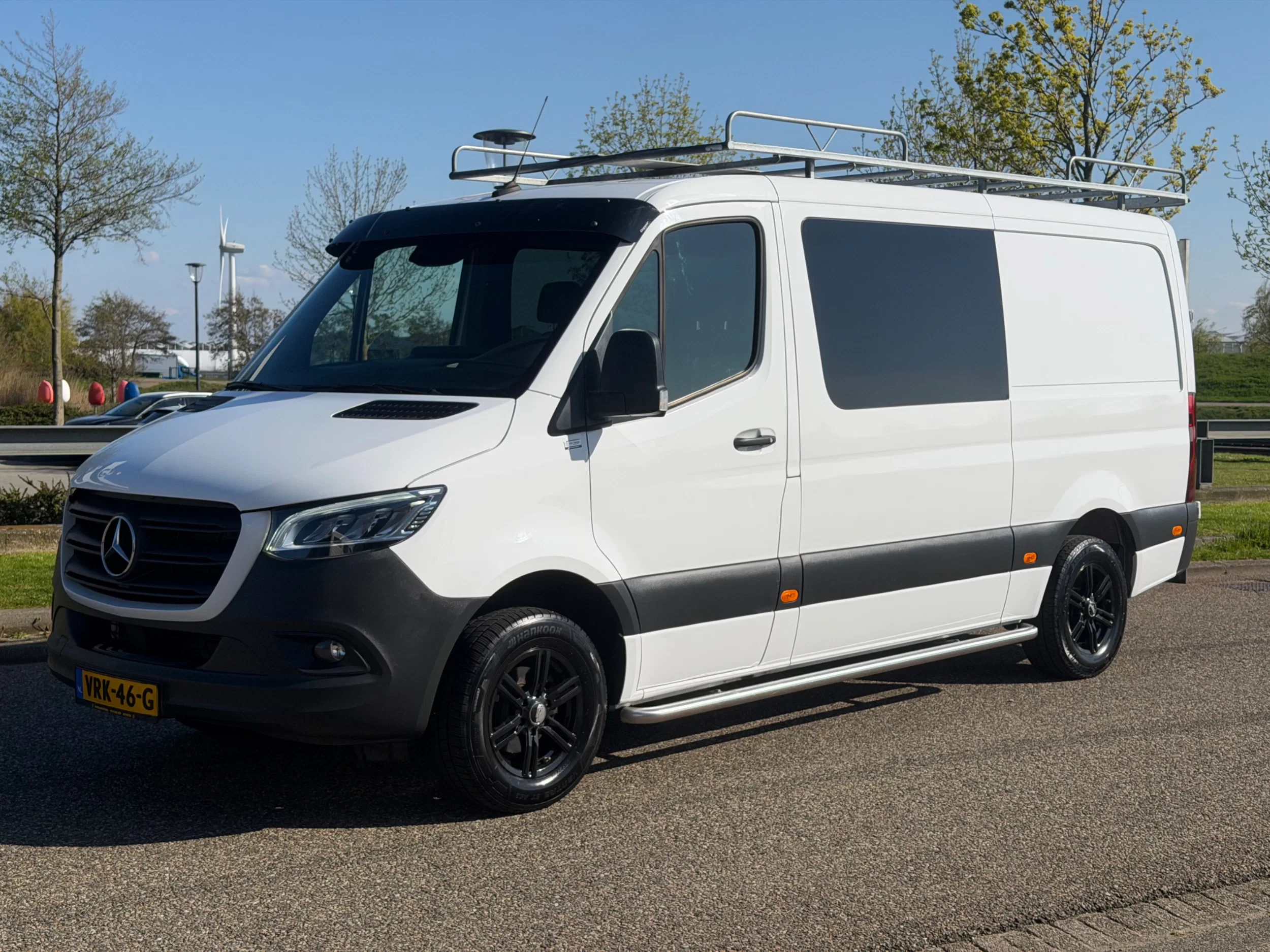 Mercedes-Benz Sprinter 2022 - 319CDI L2H1 Dubbelcabine Automaat Airco Navi Cruisecontrol 3500KG Trekhaak Bild 2