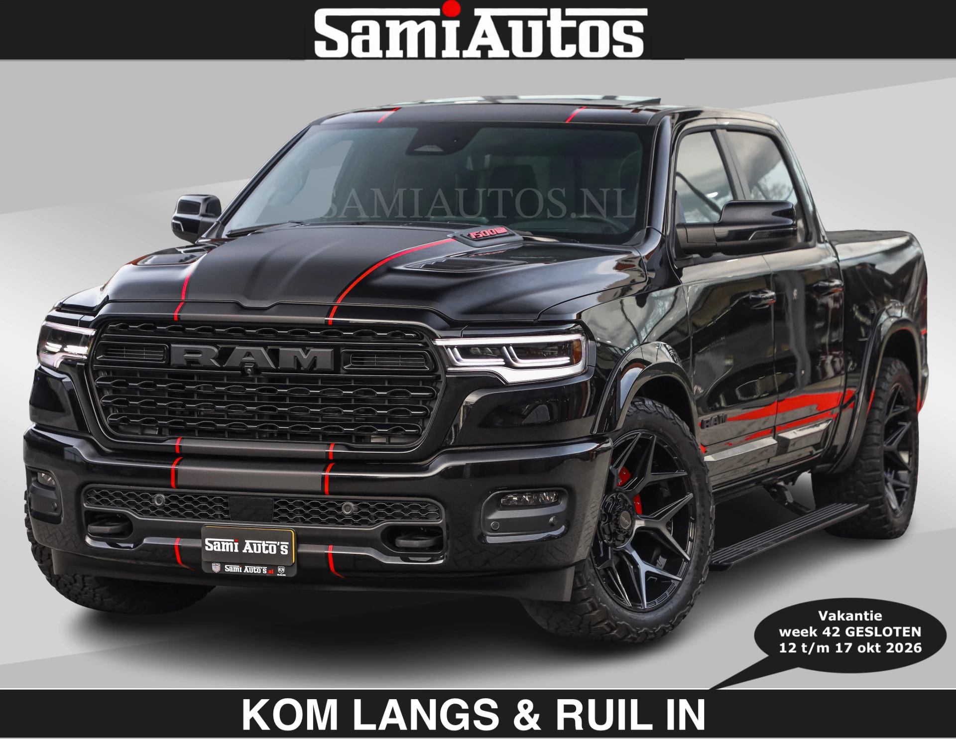 Dodge Ram Pick-Up 2026 - LIMITED 2027 5.7 V8 HEMI | €79950,- excl excl | MAXIMAAL UITGERUST | afbeelding 1