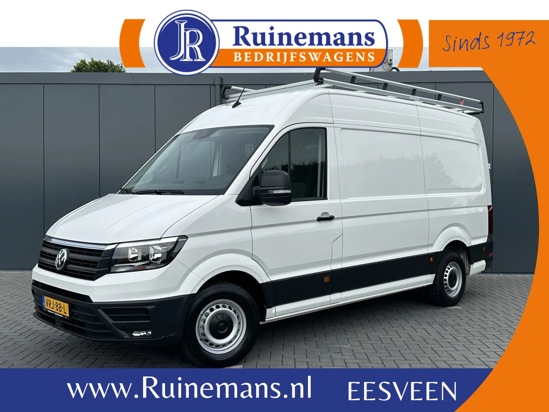 Volkswagen Crafter 2022 - 2.0 TDI / L3H3 / 1e EIG. / IMPERIAAL + LADDER / TREKHAAK / AIRCO / CRUISE / BIJRIJDERSBANK afbeelding 1