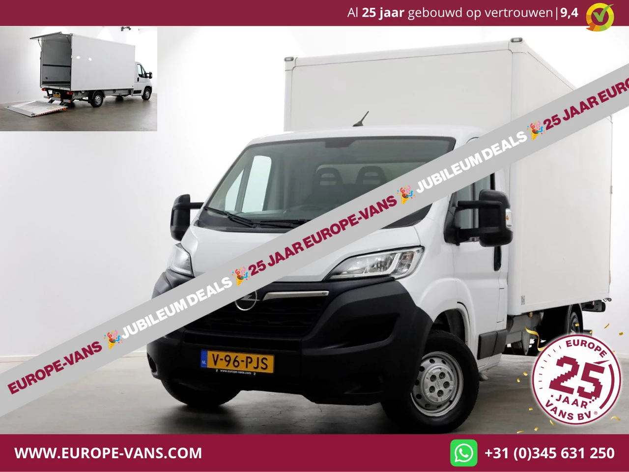 Opel Movano 2022 - 2.2D 140pk Bakwagen met laadklep 1.060kg laadvermogen 07-2022 obrázek 1