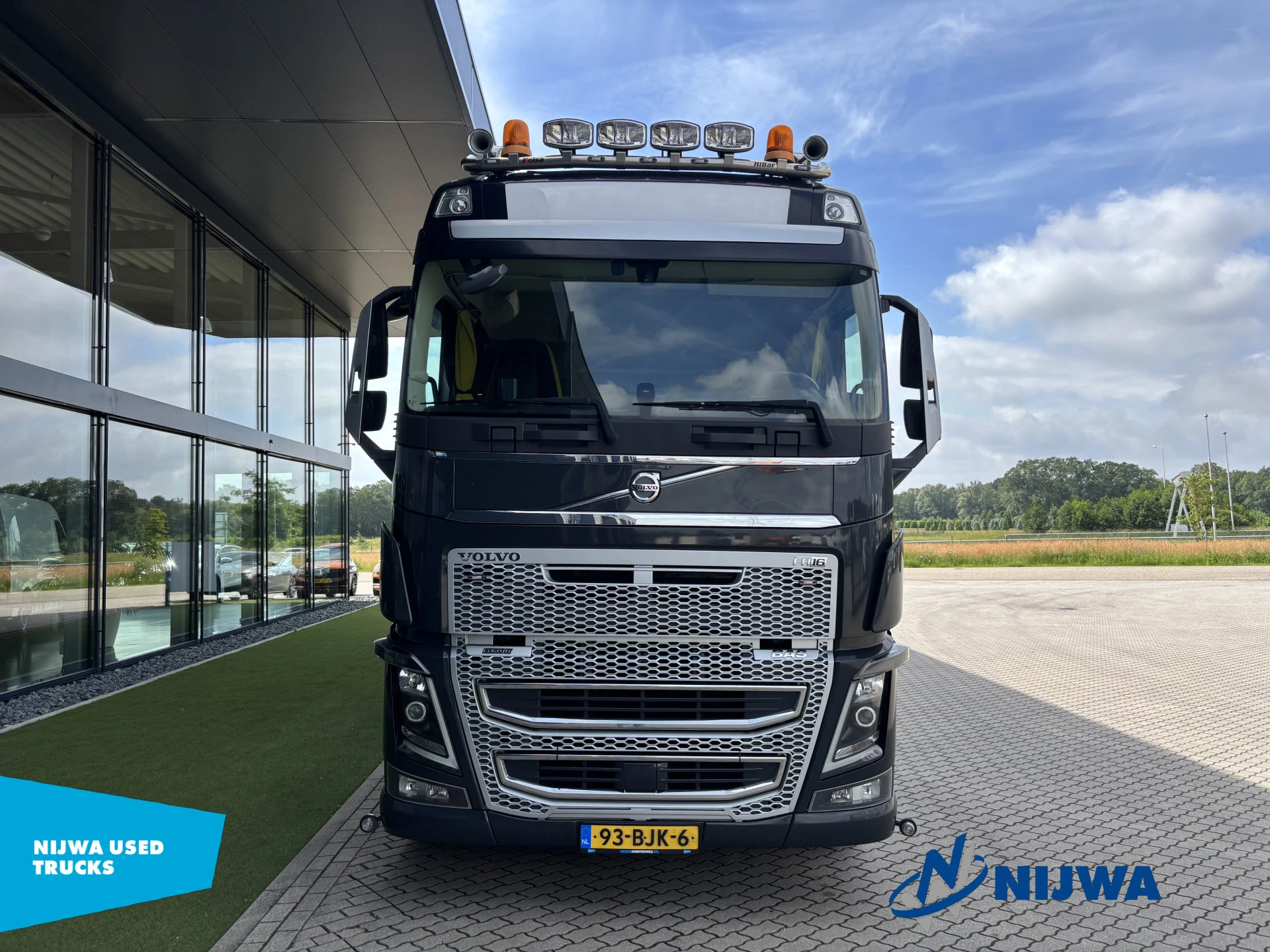 Volvo FH 2017 - FH16 750 6x2/4 i.c.m. KWB P3 oplegger met Hiab 1185 83 kraan obrázek 5