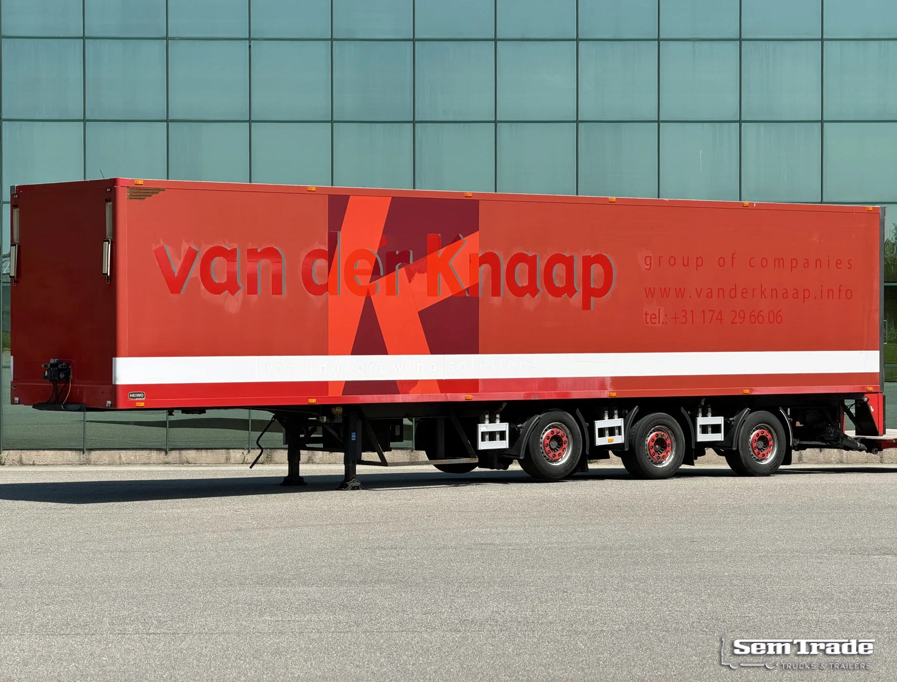 Pacton 2006 - HEIWO DHOLLANDIA 3500 KG. TAIL LIFT STEERING AXLES DISC BRAKES NL-TRAILER obrázek 1