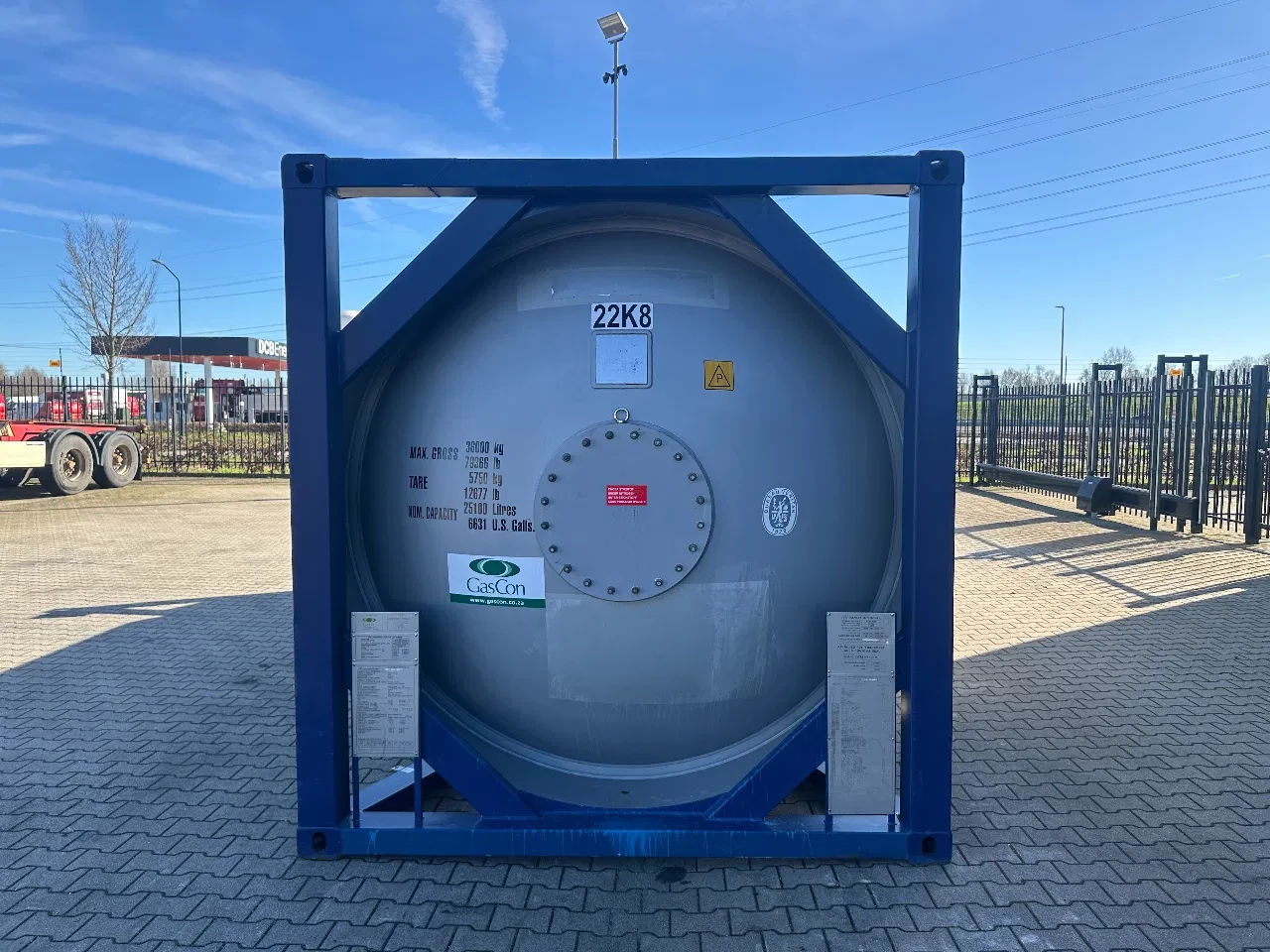 Diversen 2017 - 20FT ISO T50 Gastank / T50 / 25.000L / MAWP: 15,1 bar / 5Y- + CSC-inspection valid till 06-2028 obrázek 5