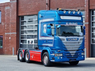 Scania R 2014 - R580 V8 Topline 6x4 - PTO/Hydraulic - Retarder - 3.10 WB - Full air - HUB reduction te koop