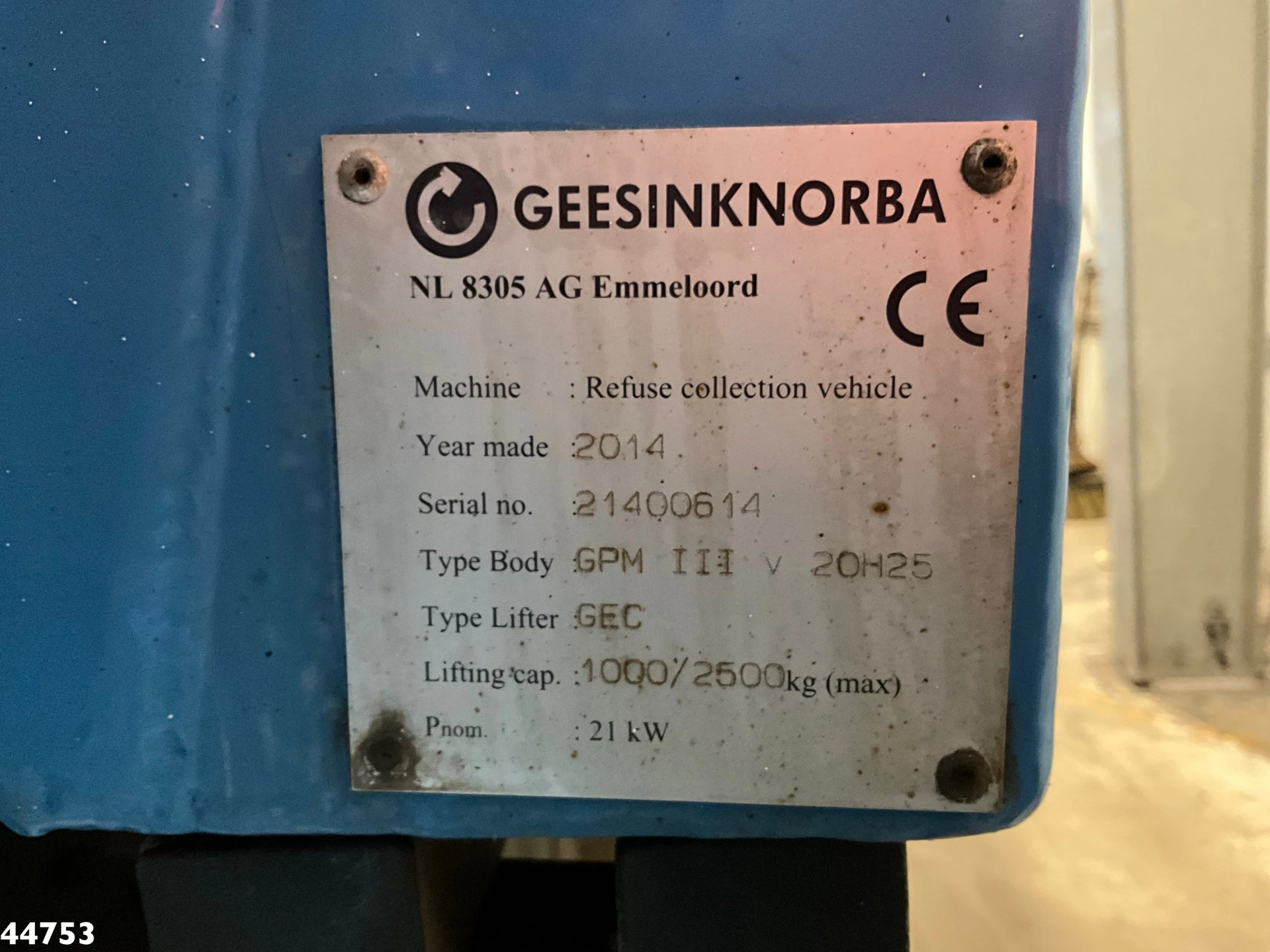 MAN TGS 2015 - 26.320 Euro 6 Geesink 20m³ + Welvaarts weighing system Bild 21