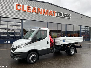 Iveco Daily 2024 - 72C18 HMF laadkraan 3,4 Tonmeter laadkraan + Meiller 3-zijdige kipper New & Unused!! obrazek 3