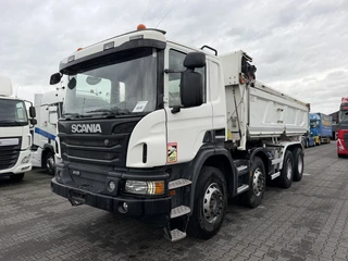 Scania P 2016 - P410 8X4 Euro 6 Retarder Steel suspension 2 Way Tipper Bordmatic afbeelding 3 miniatuur