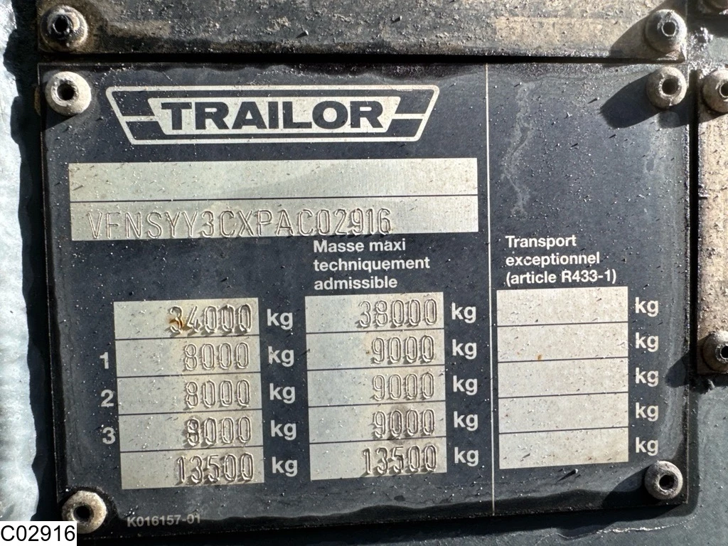 Trailor 1994 - Fuel 39867 liter, 9 Comp afbeelding 4