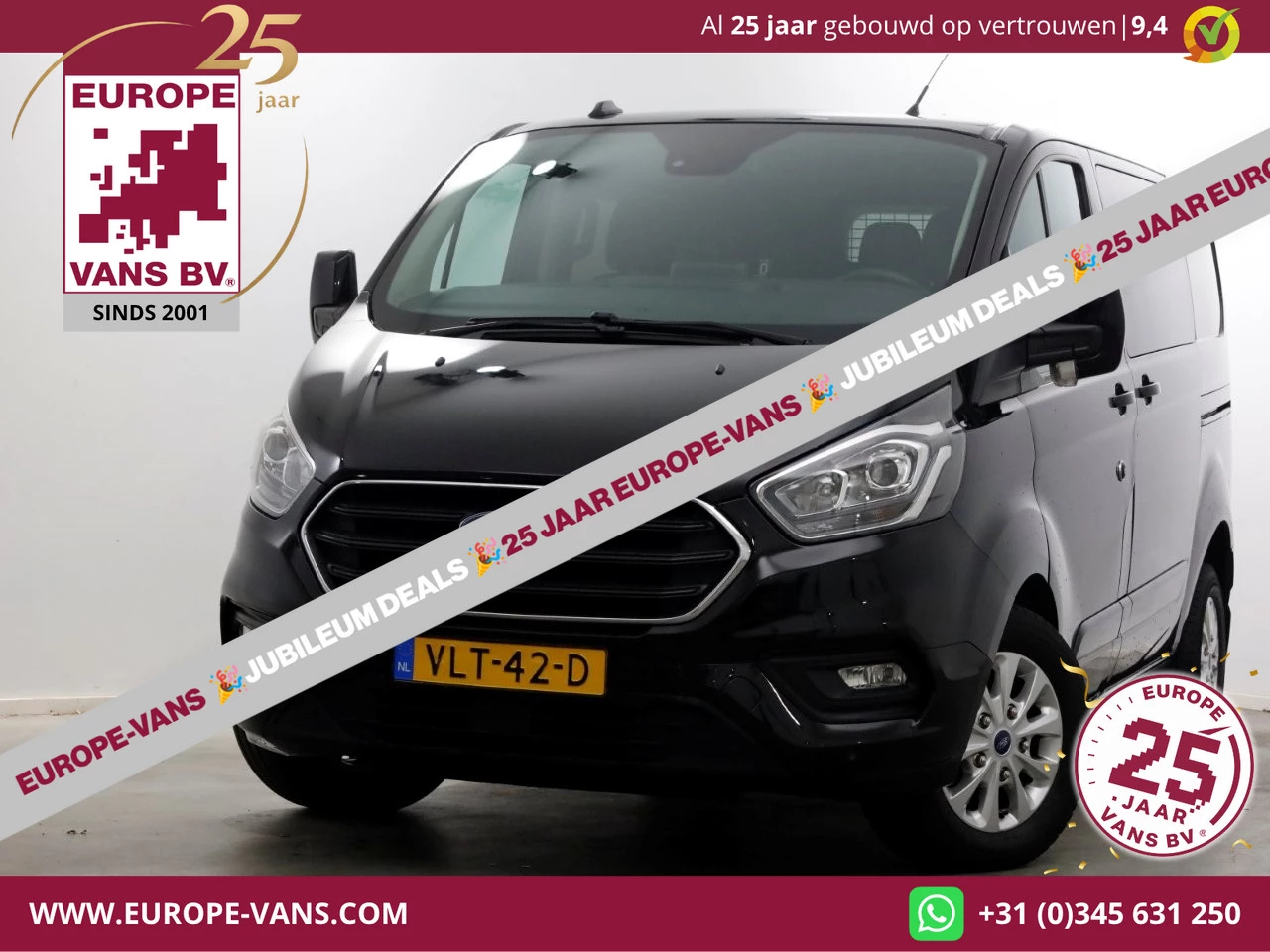 Ford Transit Custom 2021 - 2.0 TDCI 130pk L1H1 Automaat D.C. Limited Airco/Navi/2x Schuifdeur 10-2021 Bild 1