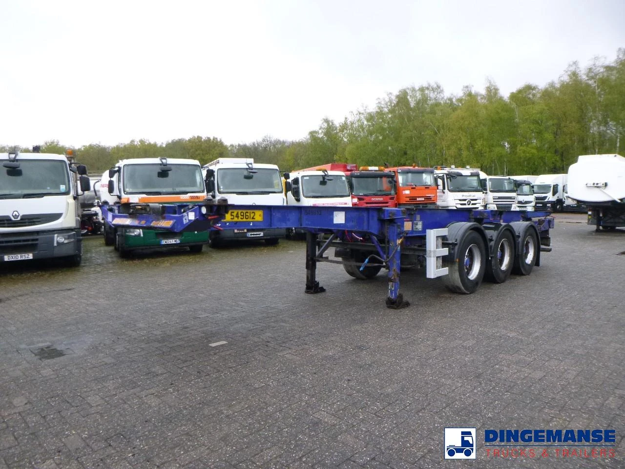 Dennison 3-axle container trailer 20-30-40-45 ft 2005 zdjęcie 1