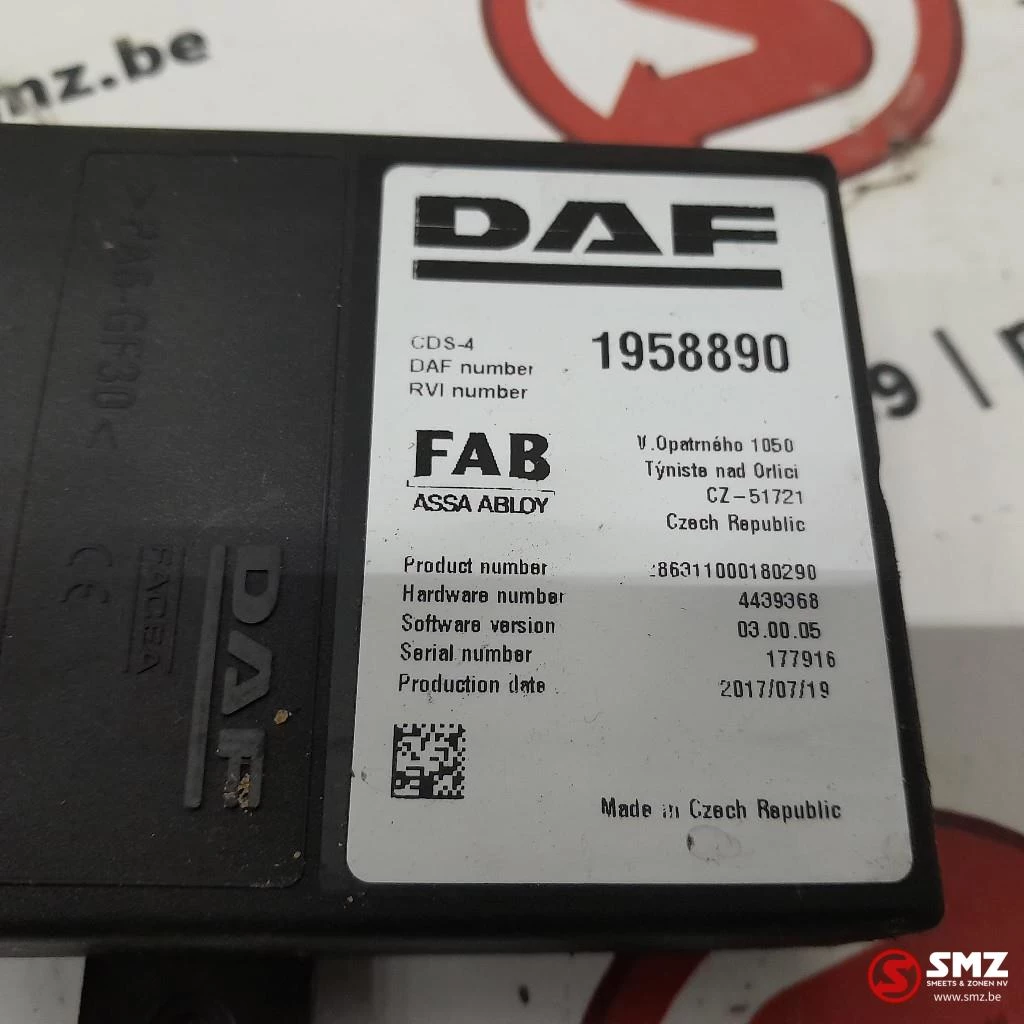 DAF 2017 - Occ ECU CDS4 regeleenheid DAF zdjęcie 6