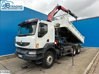 Renault Kerax 430 Dxi 6x4, Leaf spring suspension, Fassi F110XS.22